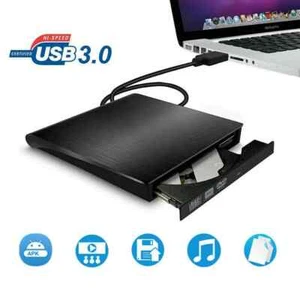 Lecteur de CD et DVD externe, graveur de CD et DVD portable 3.0 - Photo 1/3