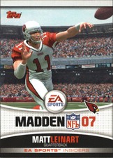 2006 Topps EA Sports Madden Arizona Cardinals Football Card #10 Matt Leinart