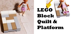 Nuevos muebles LEGO DORMITORIO cama bloque moderno edredón azulejos ideales para puesta en escena :) - Imagen 1 de 1