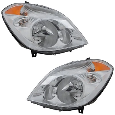 Headlight Set of 2 Halogen Left & Right for 2007-2009 Dodge Sprinter 2500 Base Foto 1 de 4