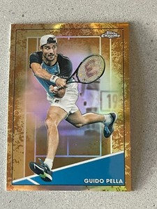 2021 TOPPS CHROME TENNIS CLAY COURT REFRACTOR GUIDO PELLA