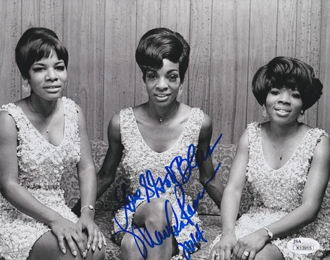 Martha Reeves Signed 8x10 Photo w/ JSA COA #K13915 and the Vandellas Cover