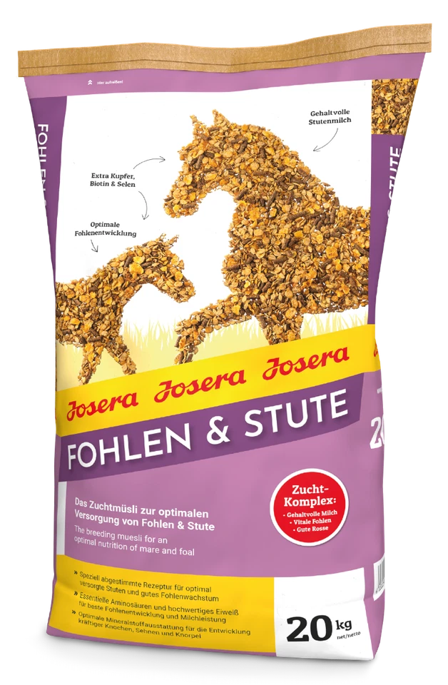 JOSERA Fohlen & Stute (20 kg) | Pferdefutter | Zuchtmüsli & Fohlenfutter - Bild 1 von 1