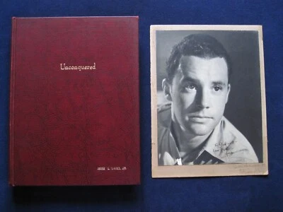 SCRIPT for CECIL B. DEMILLE - UNCONQUERED & PHOTO SIGNED by JESSE LASKY JR - Image 1 of 4