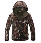 Men's Cloth Outdoor Waterproof Military Soft Shell Jacket Army Windbreaker Coat