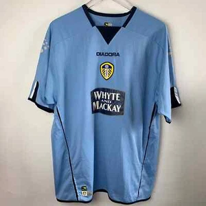 LEEDS UNITED - LUFC Vintage Diadora Fußball Fußball Trikot England 2004/05 LARGE - Bild 1 von 15
