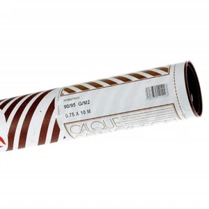 - Rouleau de papier calque satin - 075 x 10 m - 90g/m² - Afbeelding 1 van 2