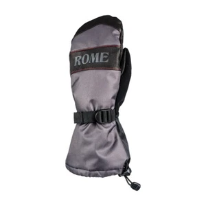 Rome Bronson Over Cuff Snowboard Mitts, Men's X-Large XL, Black Grey New - Picture 1 of 1