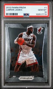 2012 Panini Prizm #1 Lebron James GEM MINT PSA 10 - QTY AVAILABLE - Picture 1 of 2