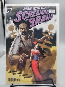 THE MAN WITH THE SCREAMING BRAIN ISSUE 3 COMIC BOOK DARK HORSE BRUCE CAMPBELL NM - Picture 1 of 1