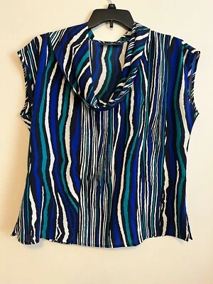 Camiseta Jones Wear para mujer talla 16 sin mangas a rayas para trabajar Foto 1 de 4