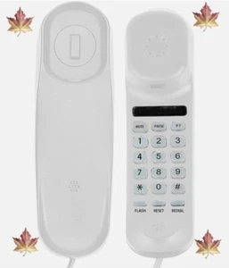 ⭐️Argos VALUE RANGE B100⭐️WHITE CORDED PHONE⭐TOUCH TONE⭐RECALL⭐REDIAL⭐️SECRECY⭐️ - Picture 1 of 10