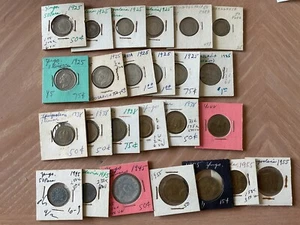 LOT OF 25 ASSORTED YUGOSLAVIA COINS. 1925 ~ 1955 - Picture 1 of 17