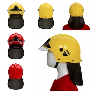 Children Kids Fire Safety Cap Halloween Firefighting Helmet Party Fireman Hat - Picture 1 of 15