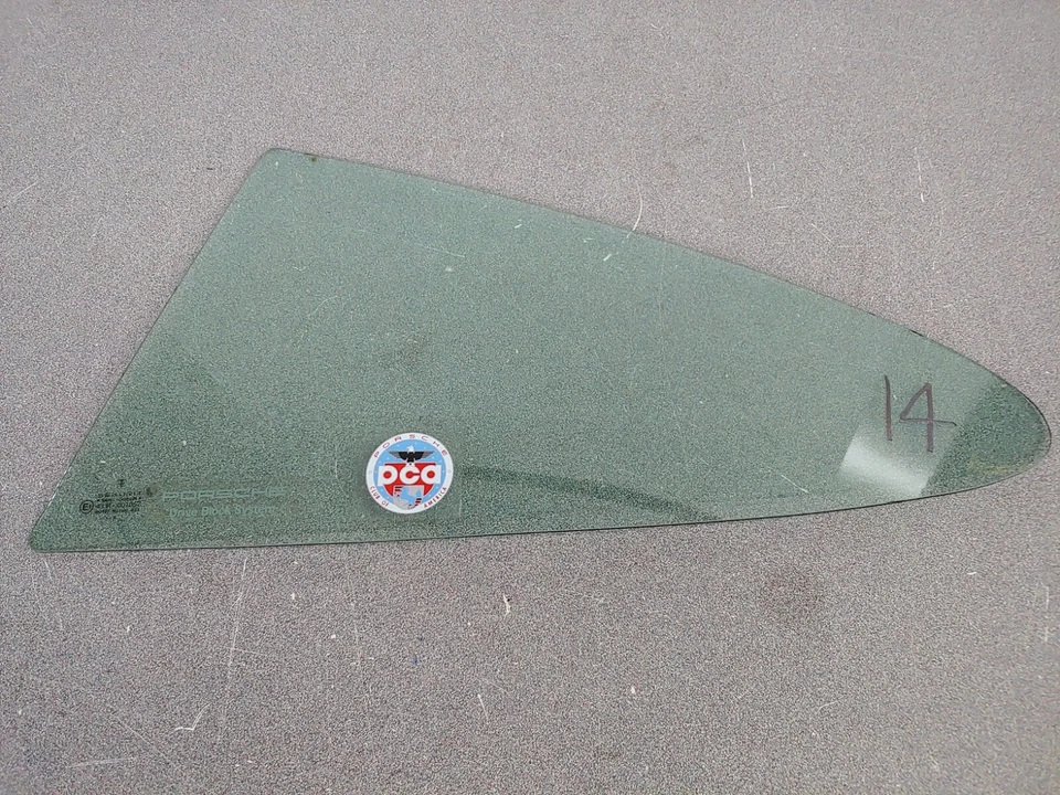 BONITO ORIGINAL PORSCHE 911 993 LT FINO FIJO ST GOBAIN CUARTO DE VENTANA TINTADO 14 Foto 1 de 4