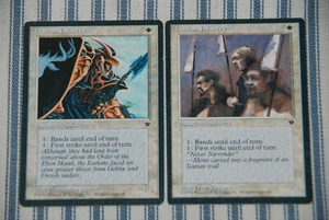 Vintage Magic the Gathering - Icatian Infantry 2x - Fallen Empires Creature - Imagen 1 de 3