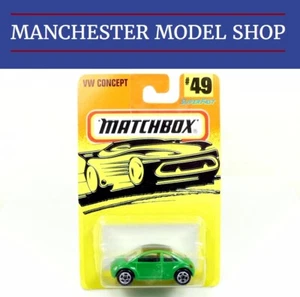 Matchbox Tyco 49 Volkswagen Concept 1 Beetle green & black 1996 CANADIAN SEALED - Picture 1 of 2