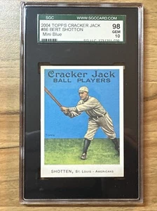 Bert Shotton 2004 Topps Cracker Jack Mini Blue #86 SGC 10 St. Louis - Picture 1 of 2
