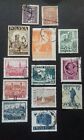 Polish stamps 1928 coat of arms 1930's - 60's culture statues cities town halls 