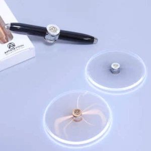 Fidget Spinner Pen with LED Light (Black) - Picture 1 of 5
