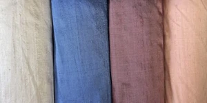 S10-B - Vintage Silk Duppioni. Medium weight. 44"wide. By the yard. 100% Silk. - Picture 1 of 5