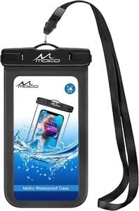 Waterproof Phone Pouch Holder, Cellphone Case Dry Bag with Lanyard Armband Compa - Picture 1 of 12