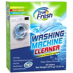 True Fresh Washing Machine Cleaner Tablets 25-Pack - Deep Cleaning Washer Cle... - Picture 1 of 8
