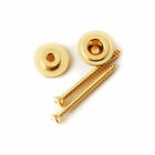 Prs Core, Ce & S2 Large / Oversized Strap Buttons Set Of 2 (Gold)