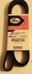 Gates Century Series Micro-V Serpentine Belt 6PK1928 K060760 - Picture 1 of 2