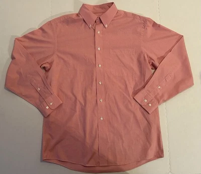 Jos A Bank Dress Shirt Mens Button Down Travelers Long Sleeve Size Medium - Image 1 of 4
