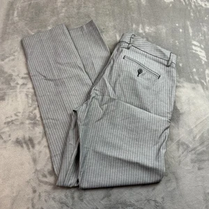 Pantalones chinos Bonobos para hombre 31x32 gris espiga rayas calce ajustado viernes vestido - Imagen 1 de 11