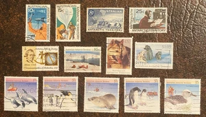 Australian Antarctic Territory, Lot of 13 Different Used Issues - Picture 1 of 1