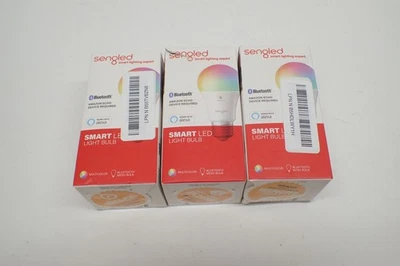 3Pack Sengled Light Bulb 60W Equivalent 800LM Color Changing Smart A19 Bulbs - Image 1 of 4
