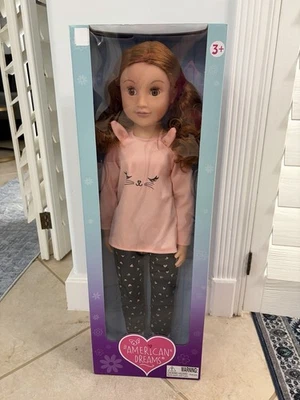 Кукла UNEEDA American Dreams Walker высота 28 дюймов рыжие волосы со спящими глазами возраст 3+ - Изображение 1 из 4