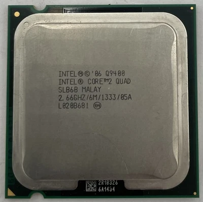 Intel Core 2 Quad Q9400 Desktop CPU Processor- SLB6B - Image 1 of 2