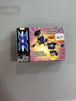 X-Men Marvel Minimates Ultimate Cyclops & Ultimate Wolverine 2004 H49 Foto 1 de 2