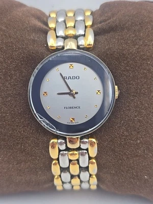RADO Florence Women's Quartz Watch - Gold Dial, Stainless Steel, Vintage - Image 1 of 4