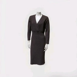  MOON RIVER Women’s Brown Long Sleeves Thick Midi Sweater Dress US LARGE - Bild 1 von 10