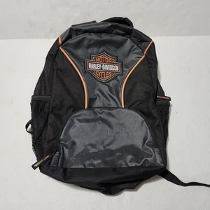 Harley Davidson Motorcycles Black And Gray Backpack - Picture 1 of 14