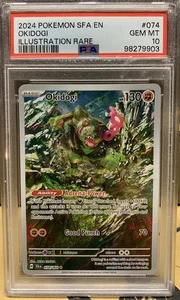 PSA 10 GEM MINT Okidogi 074/064 Shrouded Fable Illustration Rare Pokemon Card - Picture 1 of 2
