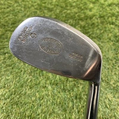 Antique MacGregor Go Sum Niblick Hickory Shaft RH 36.5" Stamp D1 48* - Image 1 of 4