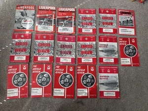 Liverpool Programme Bundle Job Lot 17 Home 1960’s & 1970’s - Picture 1 of 2