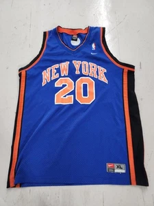 Vtg Nike XL New York Knicks Allan Houston Jersey Sewn - Picture 1 of 8