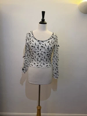 Free People Bali Winter Wonderland Ivory Combo Top (Part of set) Size M RRP:£140 - Image 1 of 4