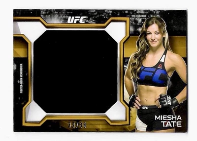 2016 Topps UFC Knockout Relics Gold Parallel Miesha Tate - Image 1 of 2