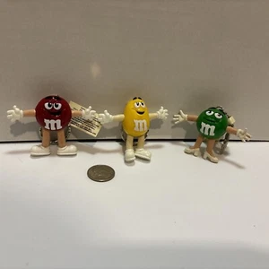Konvolut 3 M&M Mars Sammlerstücke 2 1/2" Schlüsselanhänger 1989 - Bild 1 von 6