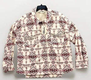 Savanna Jane Azteca Suroeste Estrás 1X Chaqueta Bolsillos Crema Óxido Nuevo con Etiquetas - Imagen 1 de 13