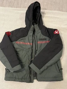 Boys Black Apuser Ski Jacket With Good Size 8 - Picture 1 of 6