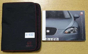 GENUINE SEAT LEON 2009-2012 OWNERS MANUAL HANDBOOK AUDIO MANUAL WALLET PACK E432 - Picture 1 of 6