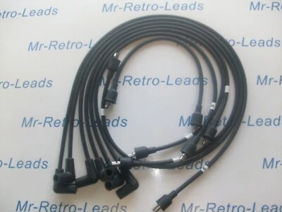 CABLES DE ENCENDIDO NEGROS DE 7 MM SE ADAPTAN A JAGUAR TIPO E / XKE XJ SERIE 1-3 CLASSIC XK Foto 1 de 2